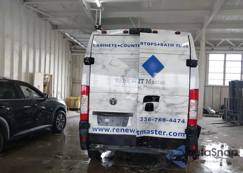 2023 Ram Promaster 2500 High Roof 136 Wb from USA, damaged, VIN 3C6LRVCGXPE522958